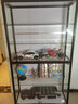 品翔手办展示柜礼品玩具货架防尘家用玻璃陈列柜乐高动漫模型 100*35*180【含钢化玻璃不含灯】 实拍图