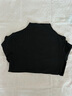 ubras小奶皮修身打底衣女肌底衣打底衫秋衣内搭长袖 小立领-黑色 M 实拍图