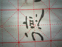晓舟 水写布练字纸布书法布毛笔字帖初学者入门临摹清水练字加厚仿宣锦缎大练习纸米字格文房四宝用品 锦缎水写布38*80cm米格款/张 实拍图