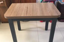 古宜  折叠餐桌小户型家用实木桌椅组合现代简约多功能可伸缩小桌子 折叠餐桌【深色】 实拍图