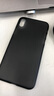 今舞 适用苹果x手机壳超薄磨砂iphonexs max全包防摔半软硬壳女男款商务PP类硅胶外壳保护套 苹果X透明黑 实拍图