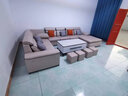 凯施诺布艺沙发 客厅沙发简约现代小户型科技布乳胶沙发实木沙发家具 大户U型六件套【3.6米】 科技布-海绵+乳胶版【颜色备注】 实拍图