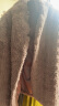 COCOBELLA质感编织肌理剪绒外套女保暖环保皮草短款毛绒夹克SC536 灰紫 XL 晒单实拍图