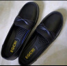 宜驰（EGCHI）女鞋子单中老年妈妈鞋子女士皮鞋乐福鞋 H7523 黑色 38 实拍图
