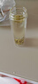 富光男女士双层玻璃杯 高硼硅玻璃304茶隔水杯子 带茶隔泡茶杯400ml 实拍图