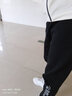 KELME /卡尔美运动裤男子秋冬休闲针织加厚束脚卫裤宽松情侣女长裤子 黑色【经典大LOGO】 XL 【180/84A】 实拍图