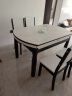 中派  餐桌 实木加厚岩板餐桌伸缩客厅桌椅组合套装 1.2m 餐桌【颜色备注】 实拍图