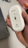联想（Lenovo） 无线蓝牙双模充电鼠标 蓝牙5.0/3.0 便携办公鼠标人体工学设计 Howard2022樱花白充电版 实拍图