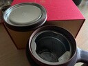 富光茶马仕紫砂内胆保温杯男士茶水分离水杯带手柄泡茶杯个人专用杯子 紫檀420ml-【防尘盖顶+316茶隔】 实拍图