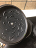 小幸福鑄鐵（KITCHEN LITTLE HAPPINESS KITCHEN）小幸福铸铁焖煮锅家用多功能炖锅无涂层迷你小饭釜煮粥汤锅不粘锅 20cm饭釜平光黑+蒸笼 20cm 实拍图