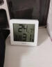 得力(deli)室内温湿度表 LCD电子温湿度计带闹钟功能 新年婴儿房办公用品儿童老人 带时间+日历+体感 8813 实拍图