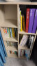 雅美乐书柜组合简易书架落地客厅卧室阳台储物收纳柜 七格柜松木色Y4382 实拍图