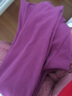 恒源祥秋衣秋裤女士纯棉套装薄款中领保暖内衣中老年人妈妈宽松全棉毛衫 【中领】紫罗兰套装 M (165) 实拍图