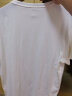 布先生男士短袖T恤夏季短袖时尚衣服白色圆领中式棉麻男装AT2043 白色 L/175 实拍图