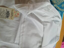 艾路丝婷夏装短袖T恤女士纯色上衣棉打底体恤衫TX35610 圆领白色 L 实拍图