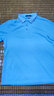 罗蒙（ROMON）送父亲冰丝凉感速干短袖t恤男士夏季薄款休闲翻领POLO上衣爸爸装 406浅蓝 L 170 建议120-135斤 实拍图