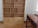 蔓斯菲尔（MSFE） 书架简约落地收纳多功能大容量省空间储物架多层置物书架柜子 【全实木松木12格】60X30X180CM 实拍图