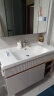 恒洁（HEGII）浴室柜 陶瓷一体盆卫生间美妆镜洗脸盆柜组合BC6145-100（S） 晒单实拍图