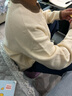 巴拉巴拉童装小童大童毛衣套头2025新款秋冬装打底衫男童女童撞色学院风潮 白咖色调00315 160 实拍图