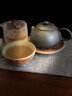 哲明 手绘茶铺茶席防水小号垫干泡茶台麻布茶杯垫禅意布艺茶盘垫 灰色-松枝 实拍图