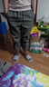 顶峰保罗（Dingfengbaoluo）休闲裤束脚锥形男士春夏季百搭潮牌工装运动长裤子K2061灰色XL 实拍图