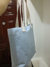 雨凡帆布包女大容量学生上课百搭单肩包妈咪包手提帆布袋子休闲斜挎包 淡蓝 暖暖阳光 实拍图