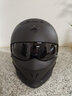 SCORPION EXO蝎子战士头盔COVERT 2踏板电动机车摩托复古半盔大码组合跑盔 MATT BLACK亚黑 XL（58-59）CM 实拍图