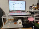 王星和月笔记本电脑支架散热底座显示器增高架子屏幕桌面收纳置物架烧烤架 黑色小号-基础款 实拍图