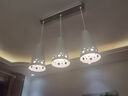 欧普（OPPLE）LED吊灯餐吊灯三头吸顶餐吊灯现代简约创意吧台繁星 另购E27光源 实拍图