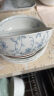 和风四季和彩日式釉下彩家用餐具餐厅陶瓷饭碗面碗汤碗圆盘碗碟组合套装 花蔓草6英寸浅菜碗（500ml) 晒单实拍图