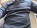 恒源祥100%精纺羊毛衫男可机洗 秋冬套头薄款毛衣男士V领针织衫商务休闲纯色全羊毛衣服 20007003 黑色 185  实拍图
