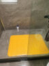 法乐居（FARLEEHOMES）浴室防滑垫淋浴卫生间地垫卫浴洗手间厕所地垫洗澡隔水防滑地垫 柠檬黄 80X120CM【超大号-加厚】 实拍图