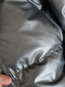 Colombass PU软皮羽绒服男冬季新款男士短款连帽潮牌潮流加厚保暖冬装外套 灰色(升级款） L(建议115-130斤) 晒单实拍图