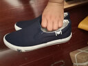 回力男鞋春夏季一脚蹬鞋子男鞋老北京布鞋男休闲鞋男士舒适懒人鞋 藏青HL903 41 实拍图