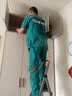 全友家居现代简约衣柜顶柜组合款家用卧室储物衣服收纳柜北欧成品衣橱 腊木木纹|三门衣柜+顶柜 实拍图