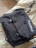 酷咖单肩包男斜挎包女大容量邮差包 运动出行韩版ins潮流学生包防泼水 经典黑【带猩猩挂件】 实拍图