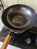 欧乐菲（OLOFE）章铁匠中式老铁炒锅家用平底老式炒菜锅具大炒勺精熟铁燃气灶32cm 实拍图