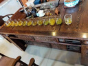 一善一品红木家具非洲鸡翅木（学名：非洲崖豆木）实木茶桌椅组合中式仿古功夫禅意茶台 1.78米茶桌+5圈椅 实拍图