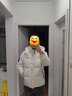雅鹿羽绒服男士短款韩版潮流工装青年时尚休闲加厚外套 白色 180  实拍图