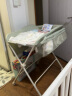 babycare尿布台婴儿护理台新生儿多功能可折叠可移动宝宝床婴儿床-温特绿 实拍图