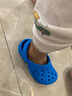 crocs卡骆驰贝雅儿童洞洞鞋男女童户外包头沙滩鞋拖鞋/207013/207012 白色-100 25 (150mm) 实拍图