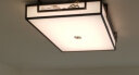 雷士（NVC）新中式吸顶灯 现代客厅卧室餐厅书房禅意古典木艺复古国灯具套餐 水墨青山 36W方卧室灯 实拍图