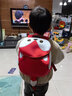 诺狐儿童书包幼儿园男孩女生宝宝防走失背包轻盈柔软透气防泼水易清洗 狐狸【中号，含防走失绳】 实拍图