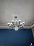 韵钰欧式吊灯客厅灯奢华水晶灯现代简欧网红餐厅卧室灯具套餐三室两厅 花开富贵12头-配全光谱三色光源 实拍图