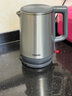 东芝（TOSHIBA）电热水壶进口Strix温控器母婴级食品级家用保温开水烧水壶双层防烫 1.7L KT-17DRSC【304不锈钢内胆】 实拍图
