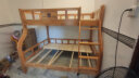 泽慕儿童床 上下床高低床上下铺子母双层床 进口橡胶木 爬梯款 上铺宽1.2米下铺宽1.5米 实拍图
