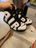 NIKE 耐克儿童篮球运动鞋皮蓬AIR MORE UPTEMPO气垫缓震儿童实战球鞋 DQ6201-001 29.5 【建议脚长18cm】 实拍图