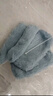 勋狸粑电动车把套电瓶车毛绒把手护套冬季保暖防滑摩托车三轮车电车护手 加厚灰蓝【共4只】 骑行不冻手 实拍图
