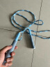 361°竹节跳绳可调节考试专用不易打结中小学生训练可签名软管绳 灰蓝 晒单实拍图