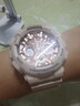 卡西欧（CASIO）GSHOCK手表女防水运动潮流经典三眼双显石英腕表情人节礼物送女友 GMA-S120MF-4A裸粉色+树脂表带 实拍图